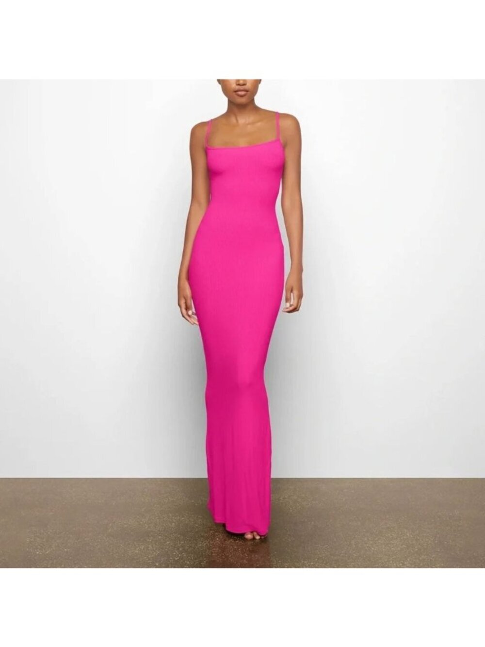 NWT SKIMS Soft Lounge Slip Dress In Hot Pink Small